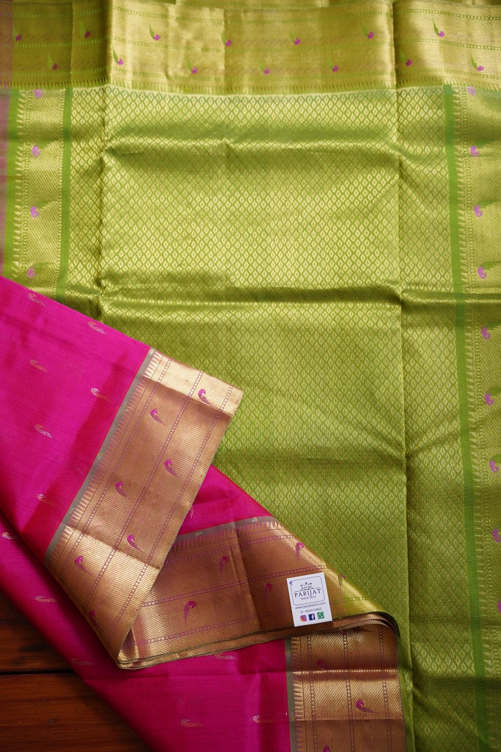 Kanchi Handloom Silk Cotton Saree PC12183