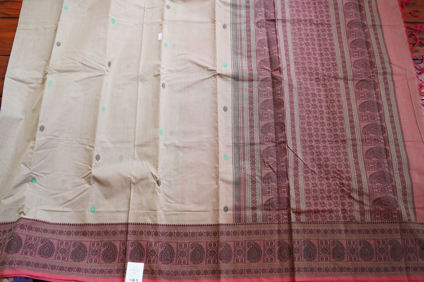 Kanchi handloom Cotton Saree PC15748