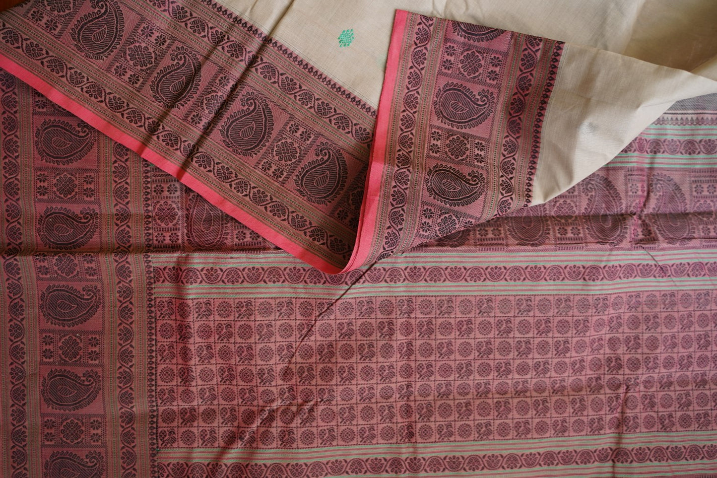 Kanchi handloom Cotton Saree PC15748