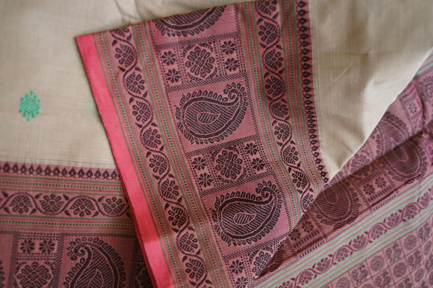 Kanchi handloom Cotton Saree PC15748