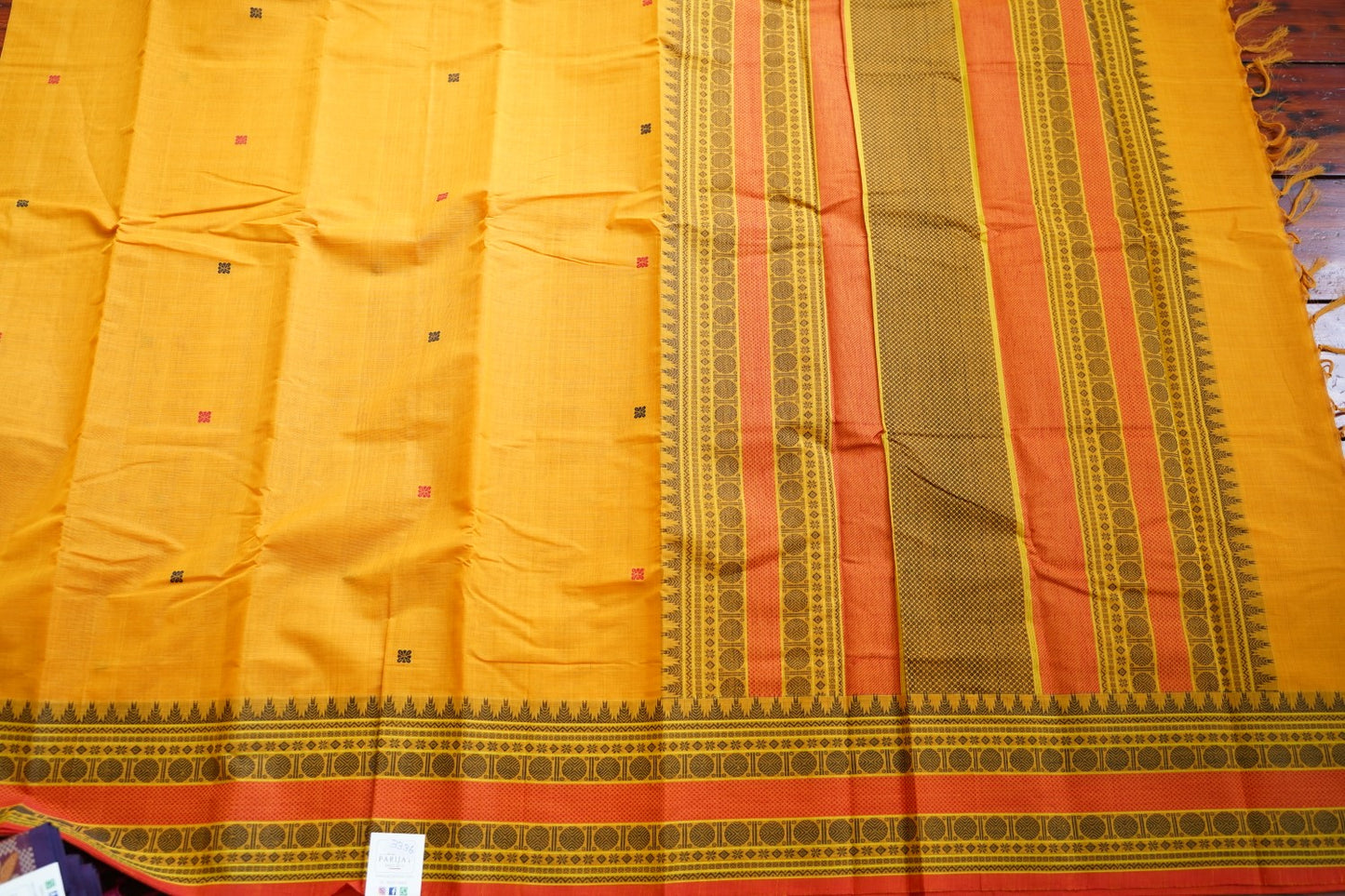 Kanchi handloom Cotton Saree PC15749