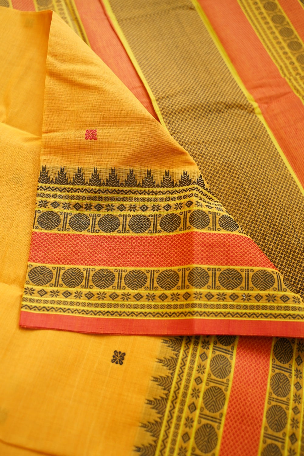 Kanchi handloom Cotton Saree PC15749