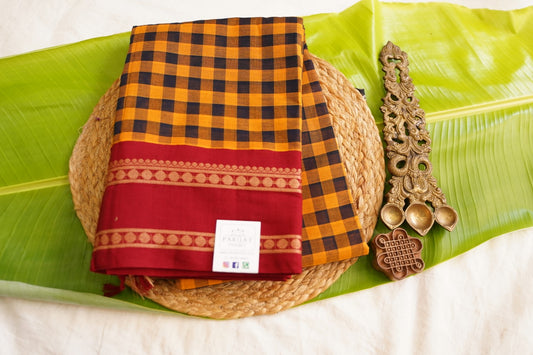 Chettinad handloom Cotton Saree PC17822