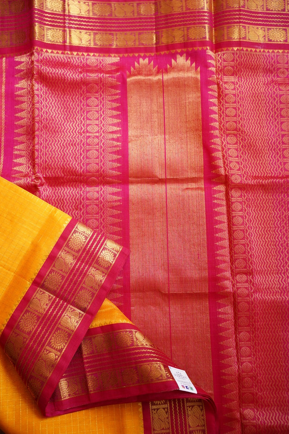 Kanchi Handloom Silk Cotton Saree PC12169
