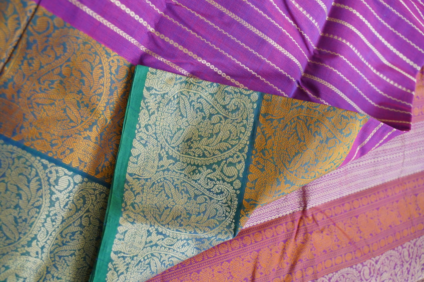 Kanchi handloom Cotton Saree PC15750