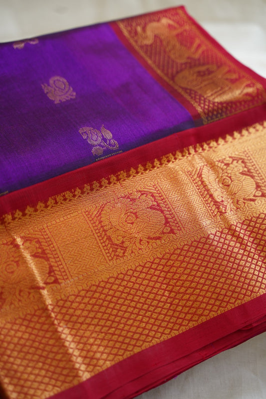 Kanchi Handloom Silk Cotton Saree PC13294