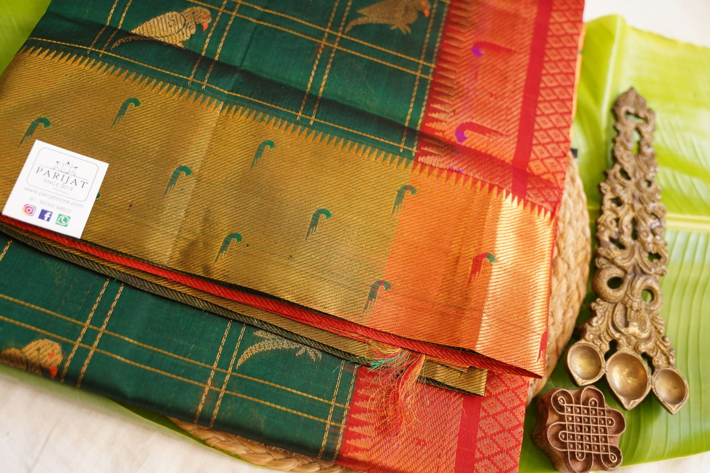 Kanchi Handloom Silk Cotton Saree PC17803