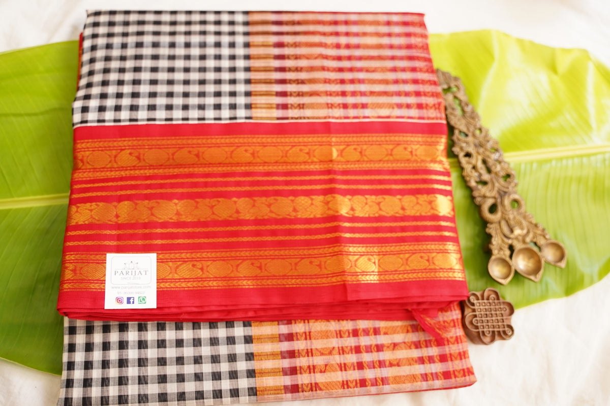 Kanchi Handloom Silk Cotton Saree PC17807