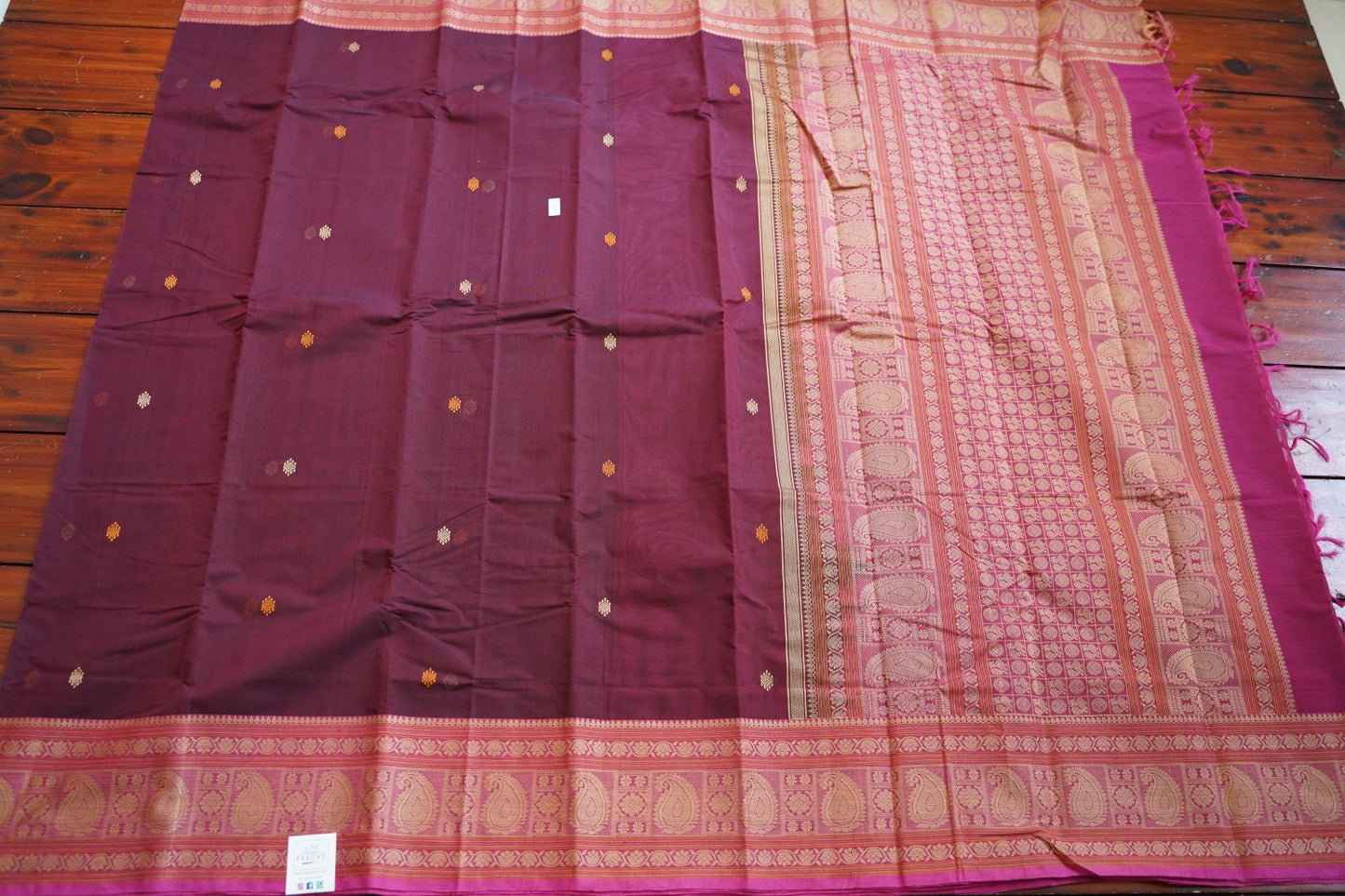Kanchi handloom Cotton Saree PC15773