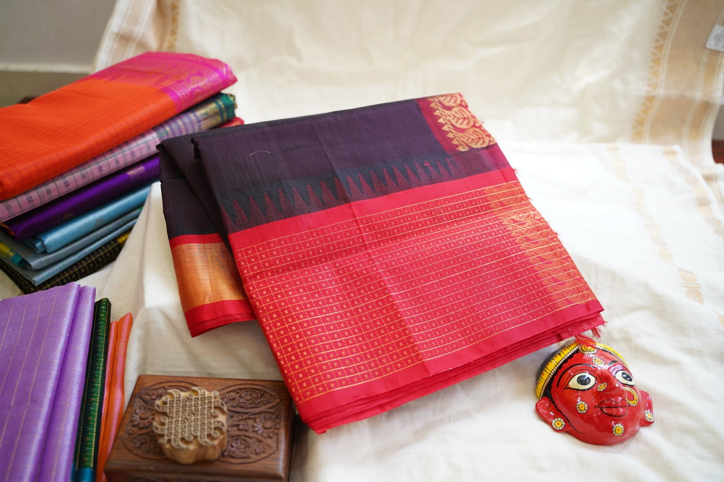 Kanchi Handloom Silk Cotton Saree PC13284