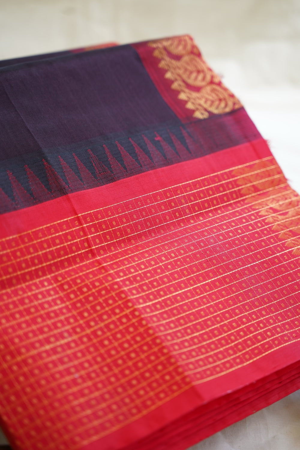 Kanchi Handloom Silk Cotton Saree PC13284