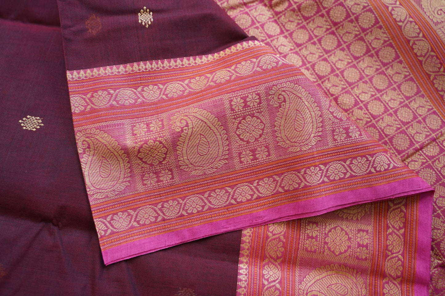 Kanchi handloom Cotton Saree PC15773
