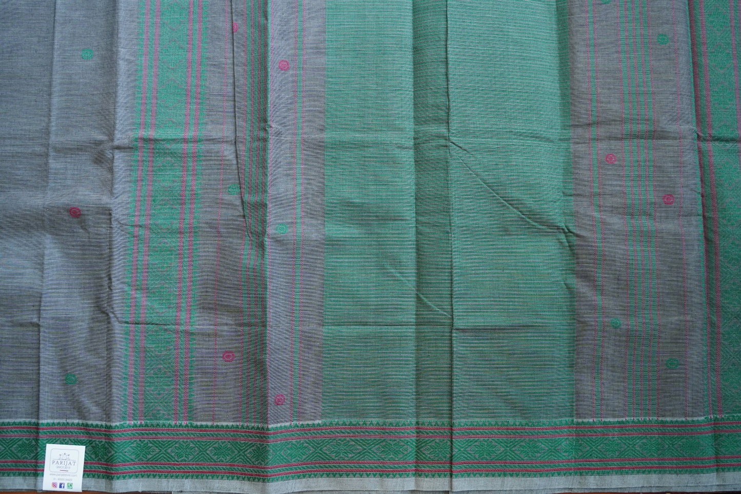 Kanchi handloom Cotton Saree PC15771