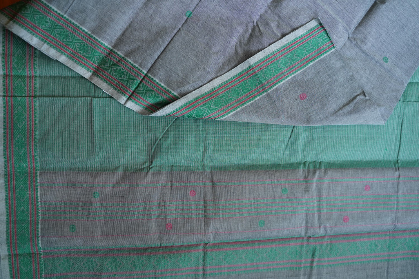 Kanchi handloom Cotton Saree PC15771