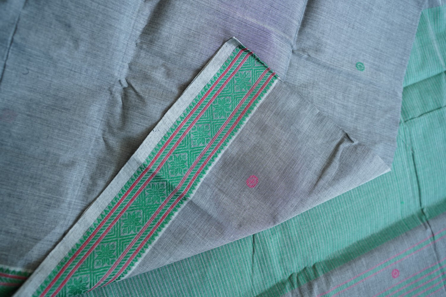 Kanchi handloom Cotton Saree PC15771