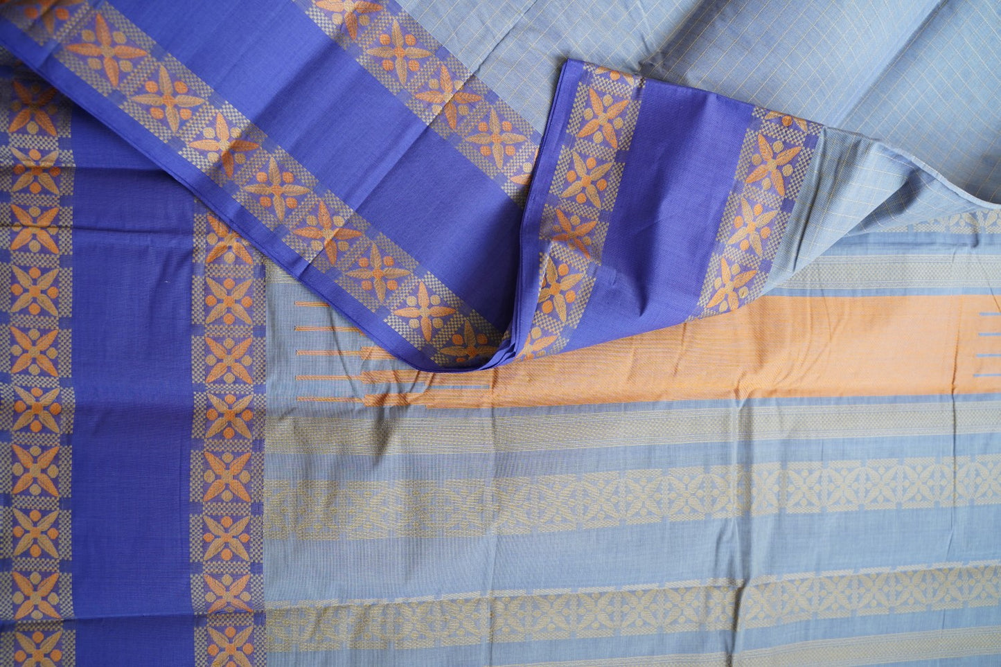 Kanchi handloom Cotton Saree PC15770