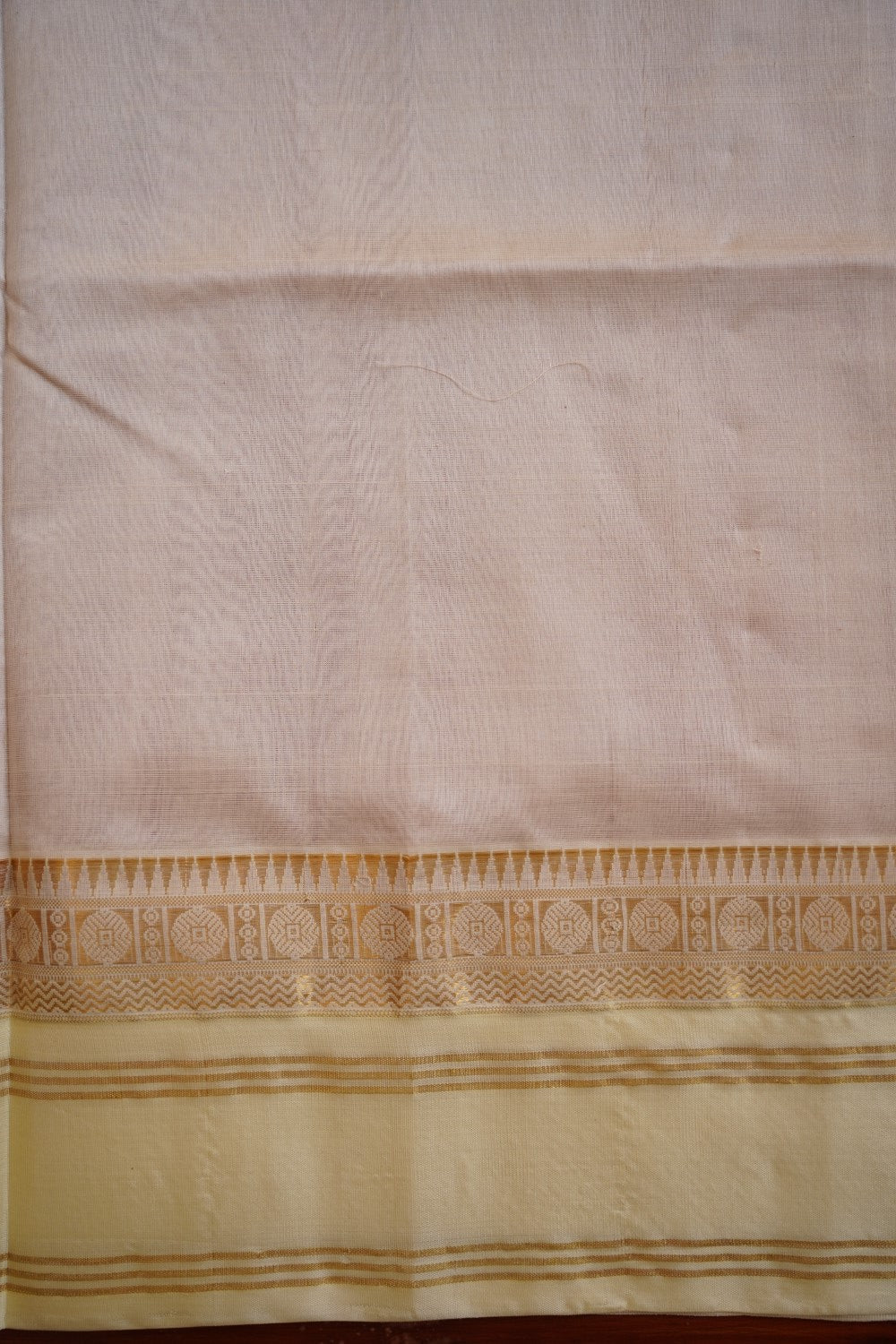 Red checks Kanchi Handloom Silk Cotton Saree PC12134
