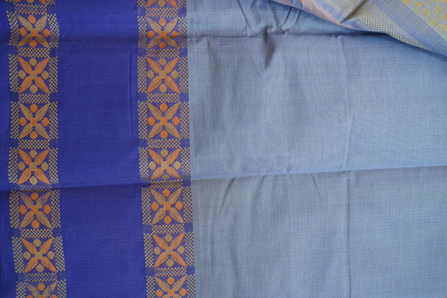 Kanchi handloom Cotton Saree PC15770