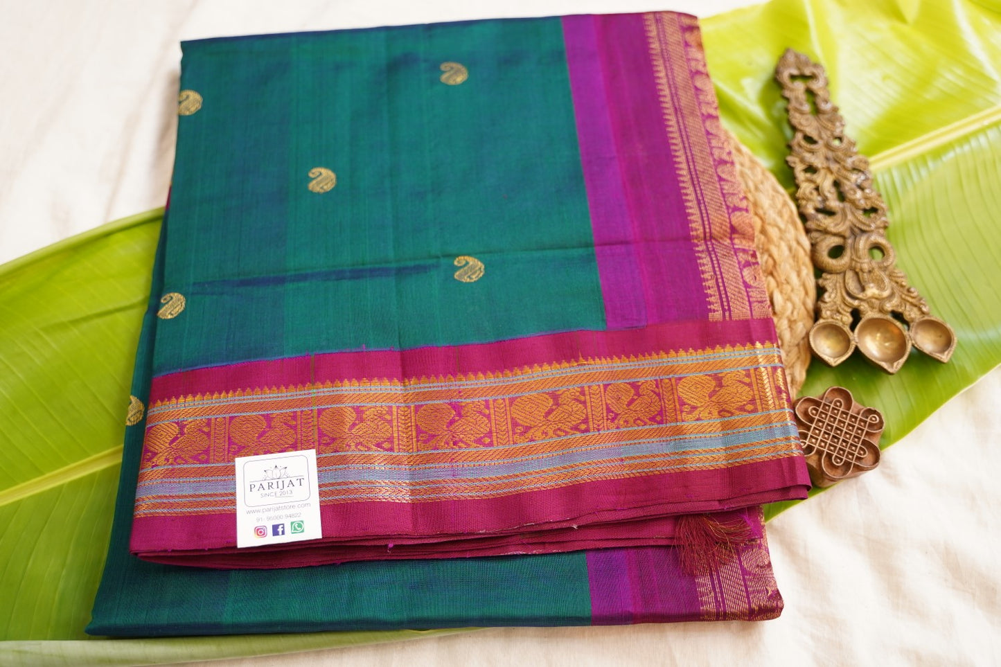 Kanchi Handloom Silk Cotton Saree PC17829