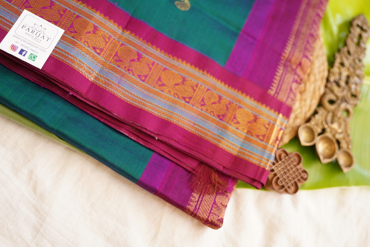 Kanchi Handloom Silk Cotton Saree PC17829