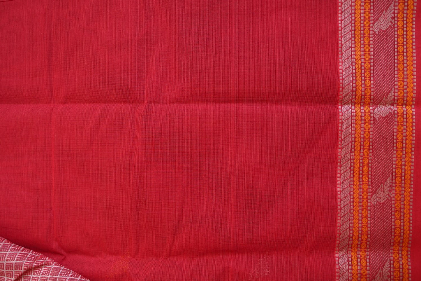Kanchi handloom Cotton Saree PC15753