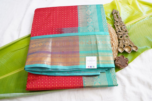 Kanchi Handloom Silk Cotton Saree PC17790