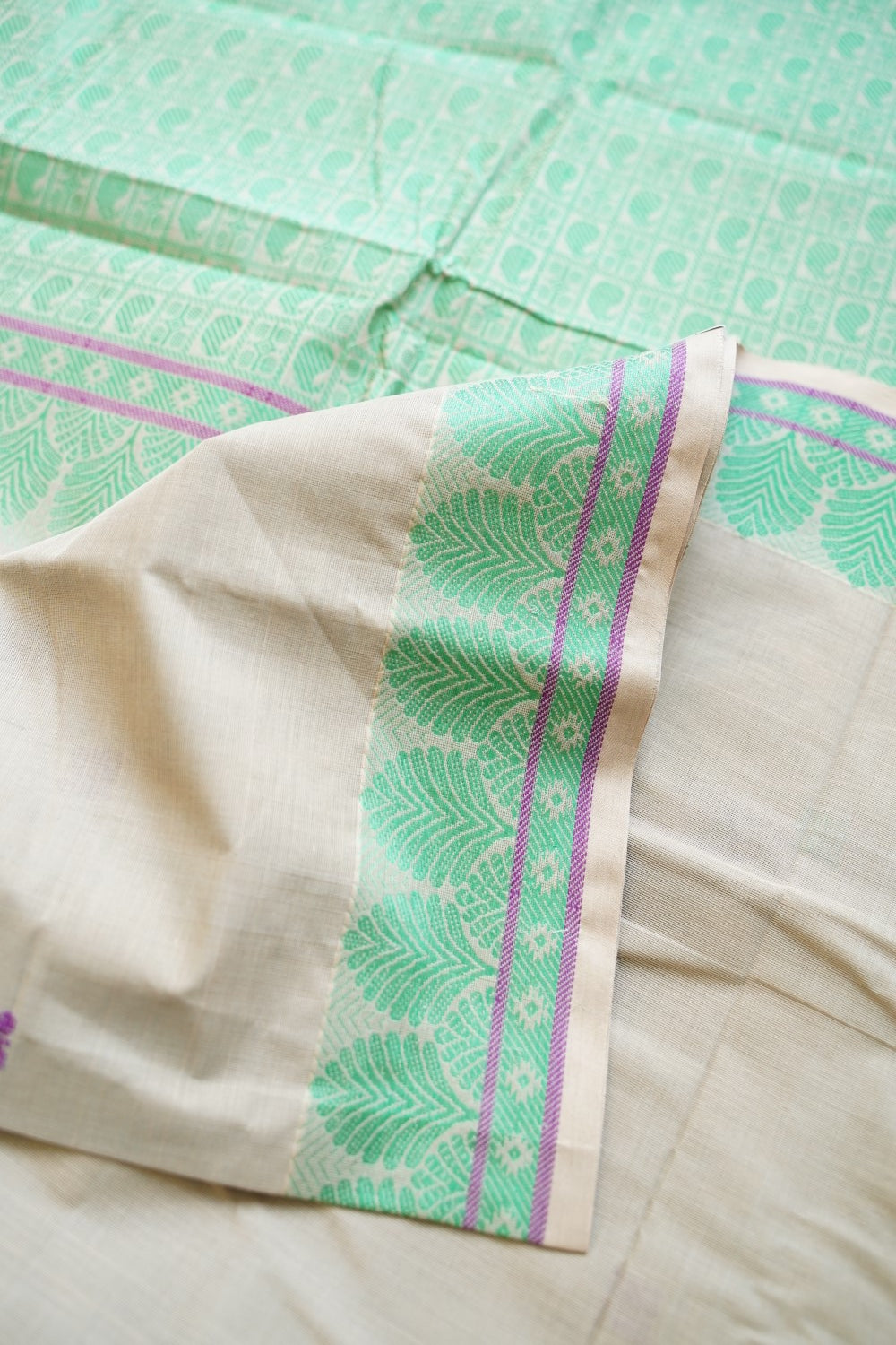 Kanchi handloom Cotton Saree PC15751