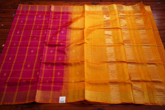 Kanchi Handloom Silk Cotton Saree PC12299