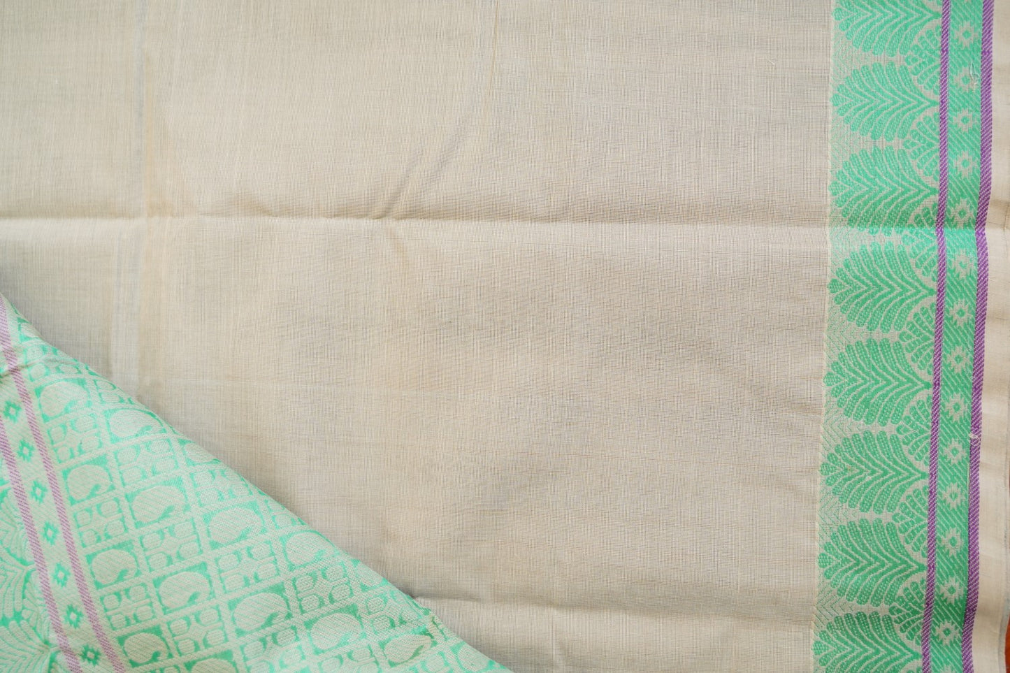 Kanchi handloom Cotton Saree PC15751