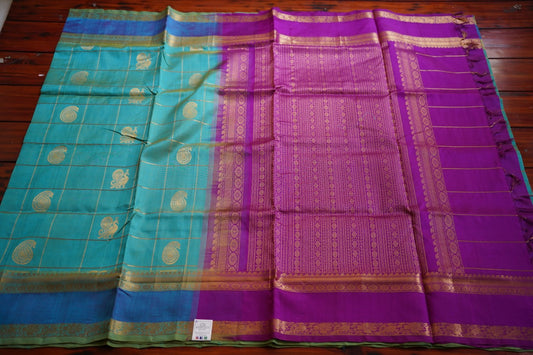 Kanchi Handloom Silk Cotton Saree PC12296
