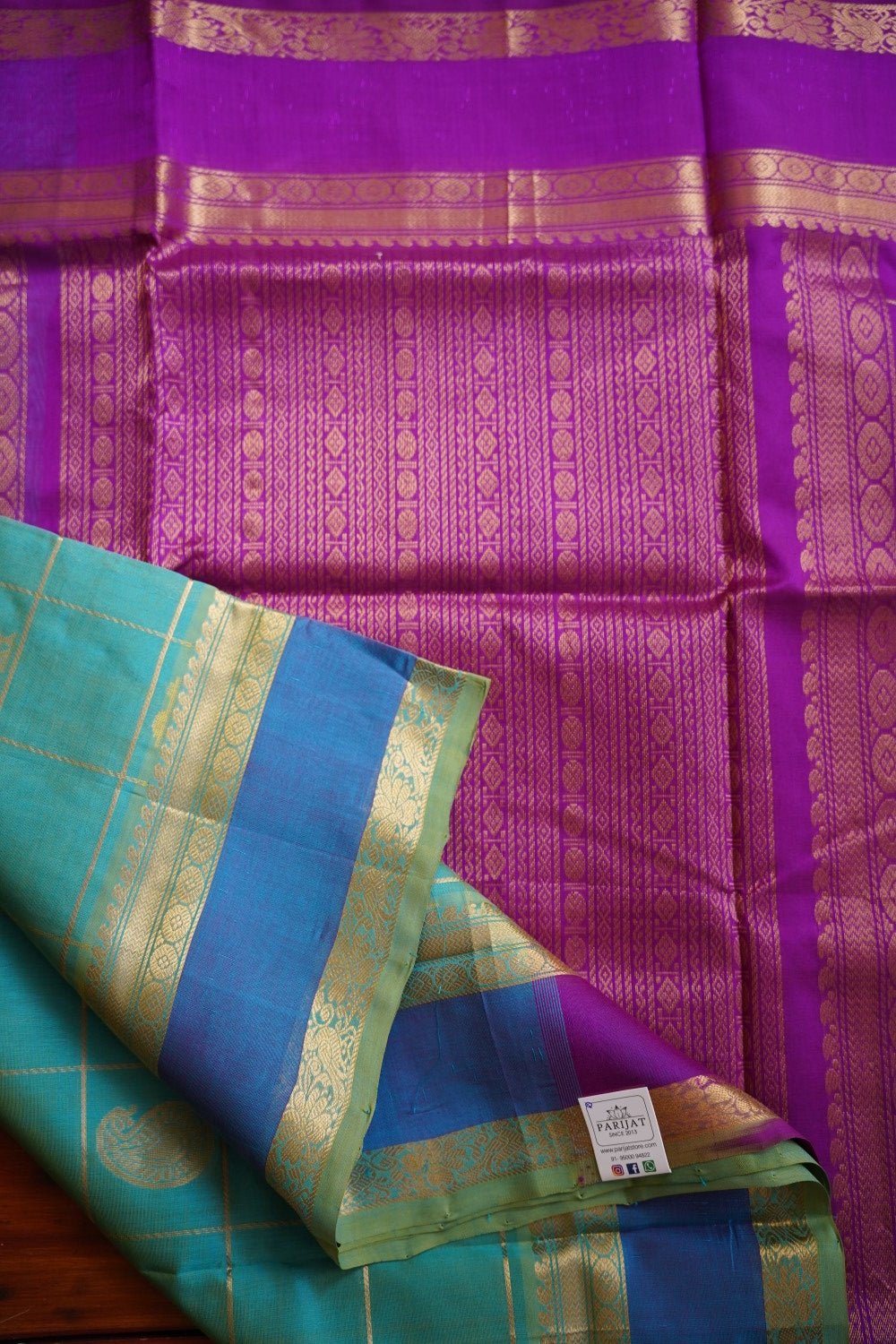 Kanchi Handloom Silk Cotton Saree PC12296