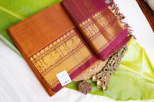 Kanchi Handloom Silk Cotton Saree PC17845