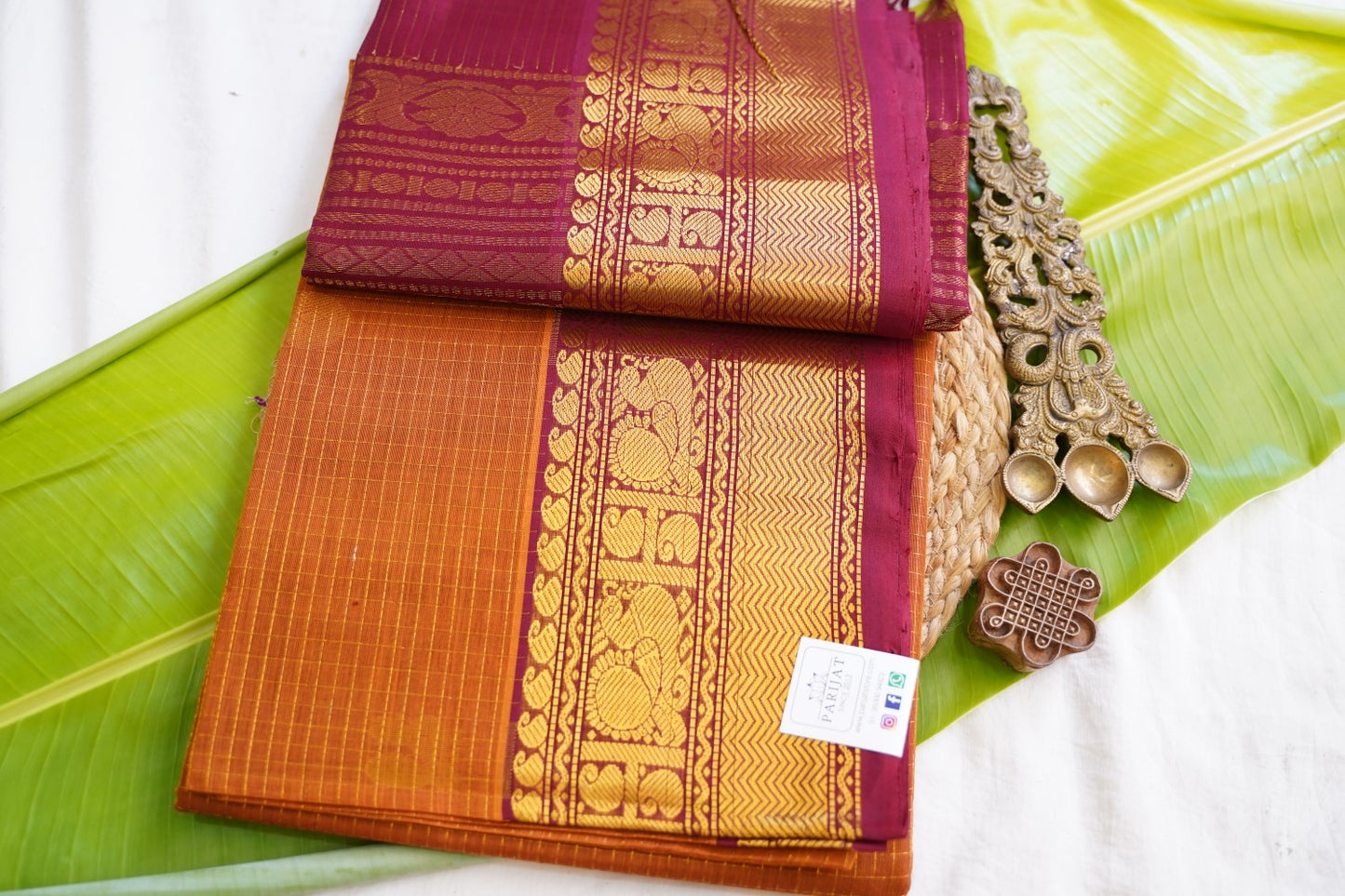 Kanchi Handloom Silk Cotton Saree PC17845