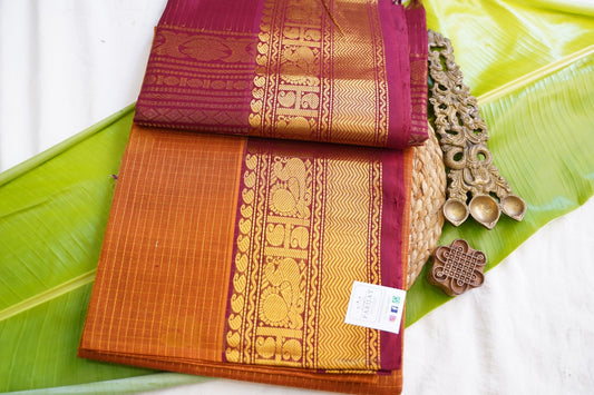 Kanchi Handloom Silk Cotton Saree PC17845