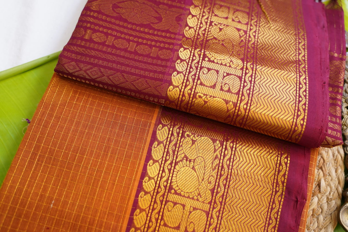 Kanchi Handloom Silk Cotton Saree PC17845
