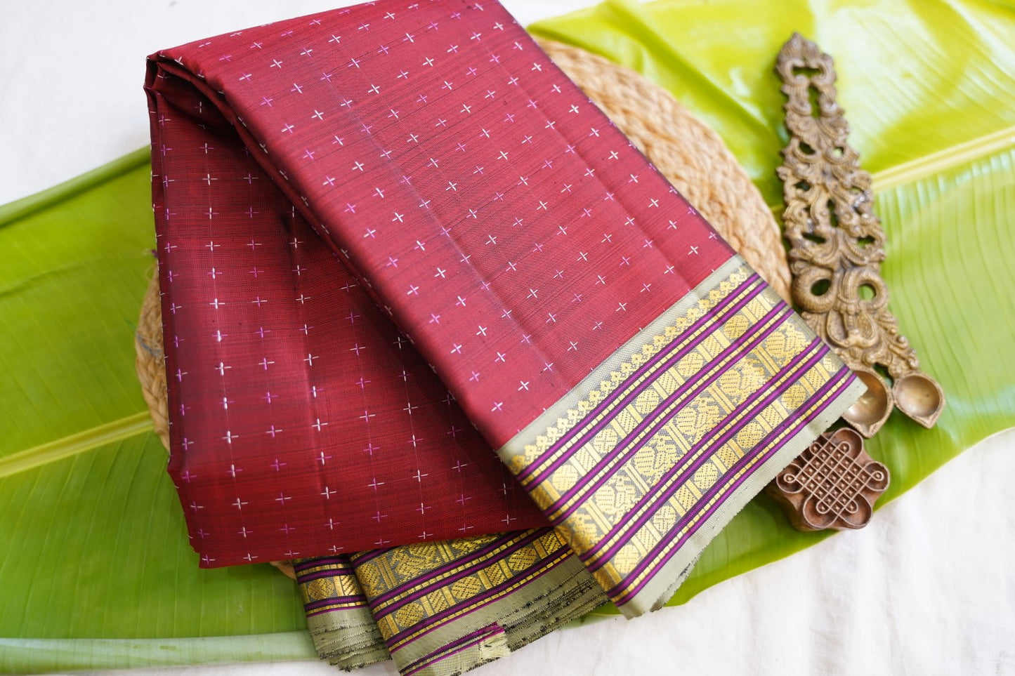 Pure Kanchi Silk Saree PC17840