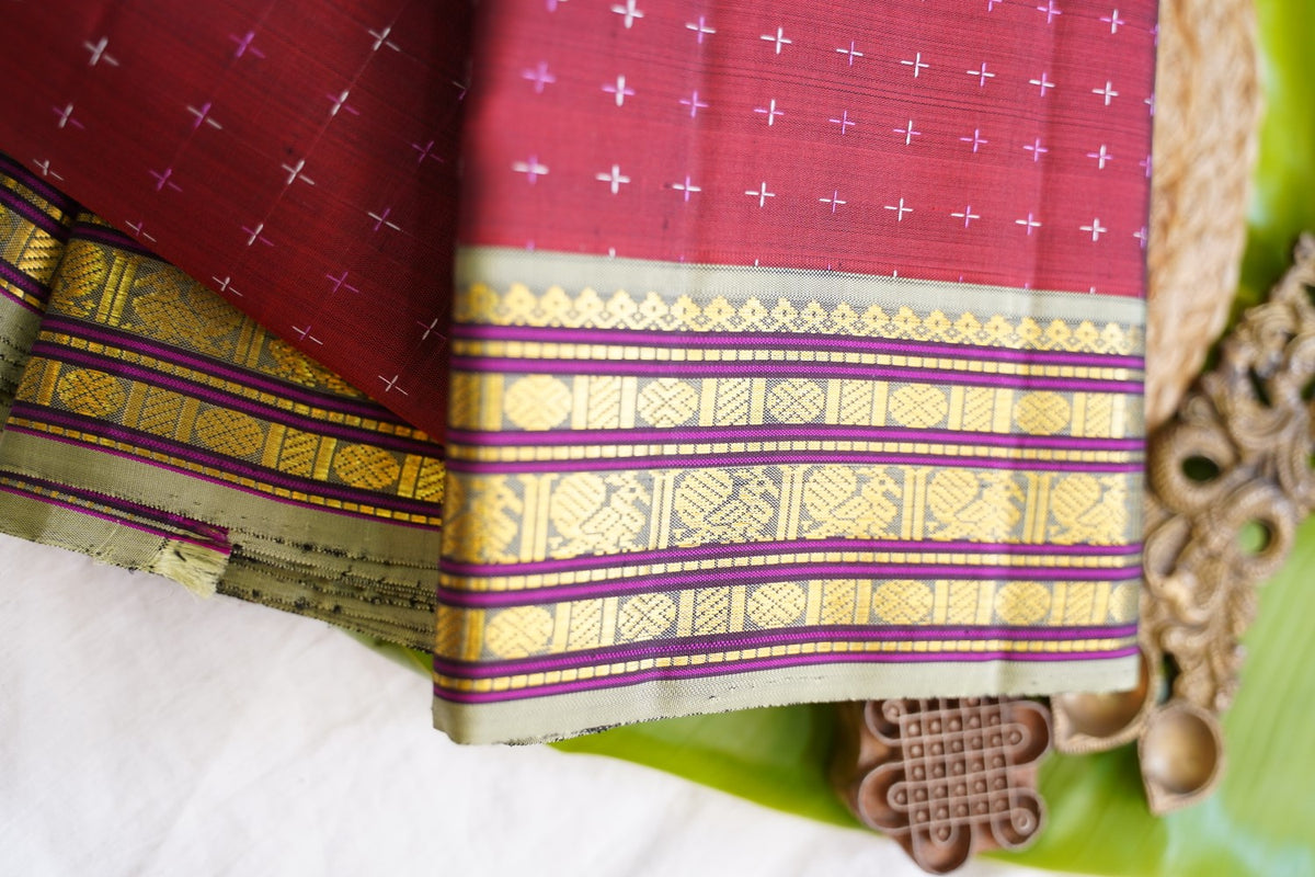 Pure Kanchi Silk Saree PC17840