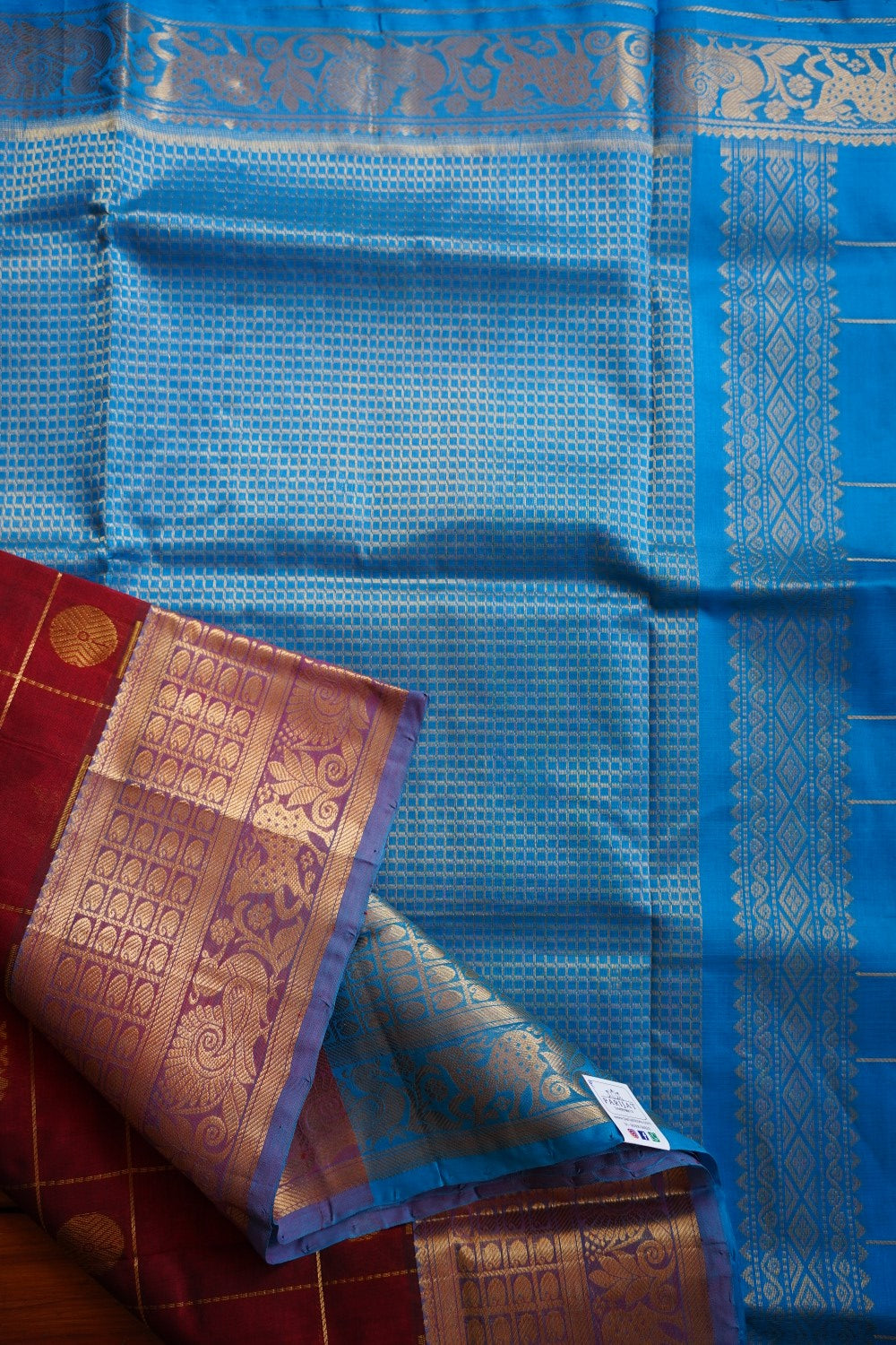 Kanchi Handloom Silk Cotton Saree PC12271
