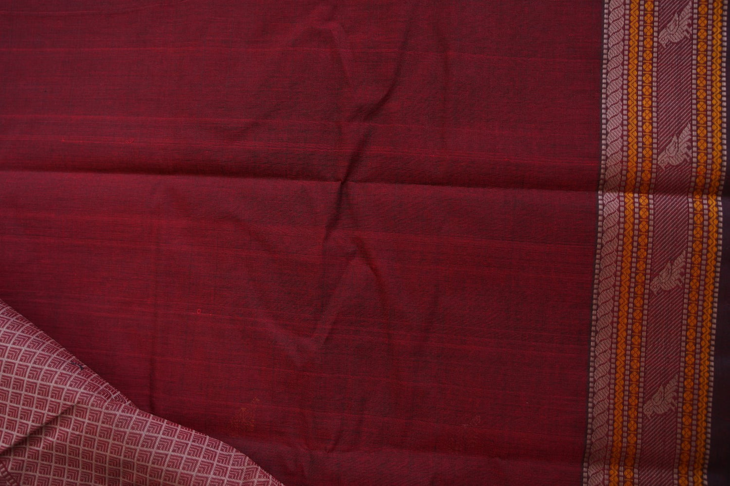 Kanchi handloom Cotton Saree PC15765