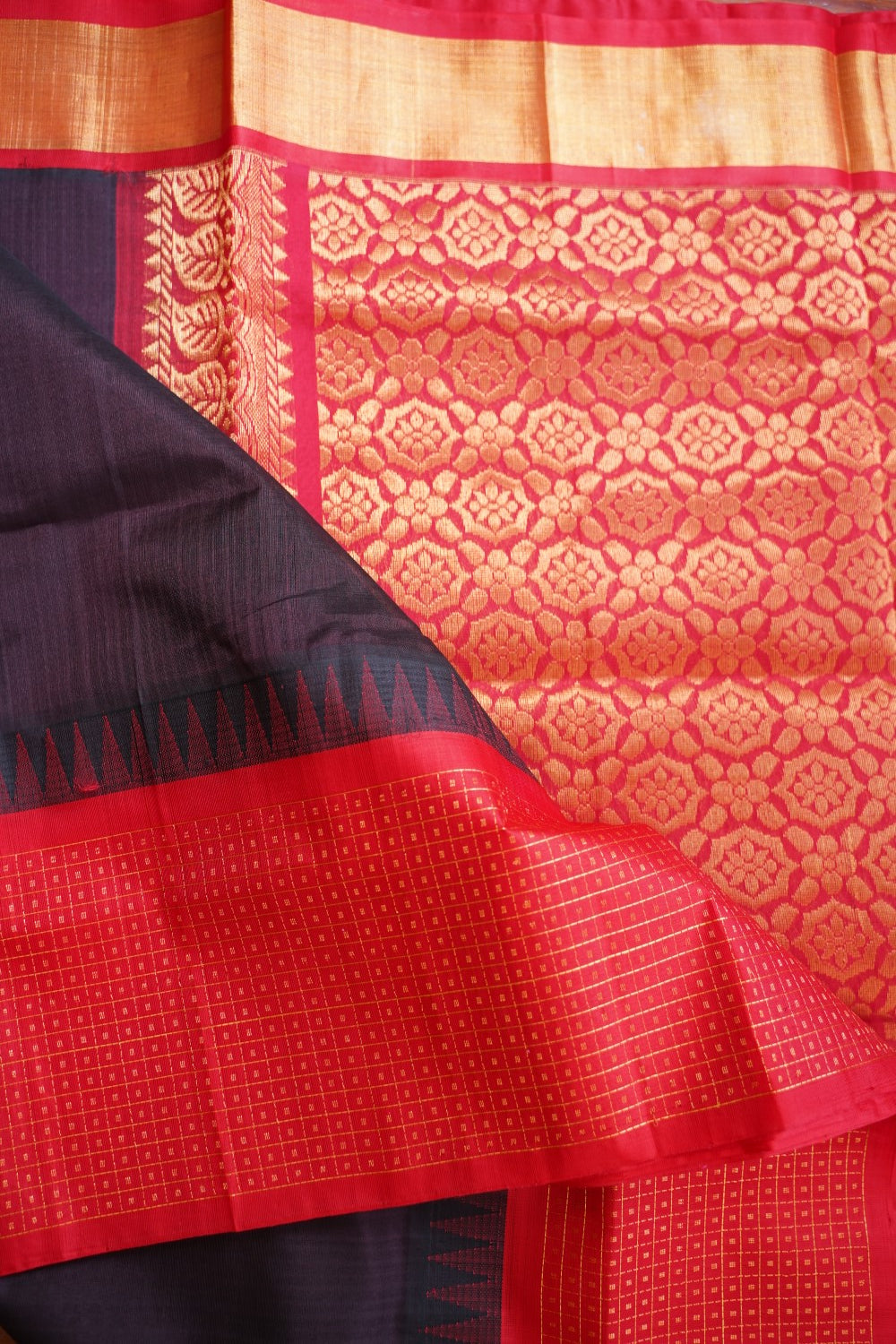 Kanchi Handloom Silk Cotton Saree PC13284