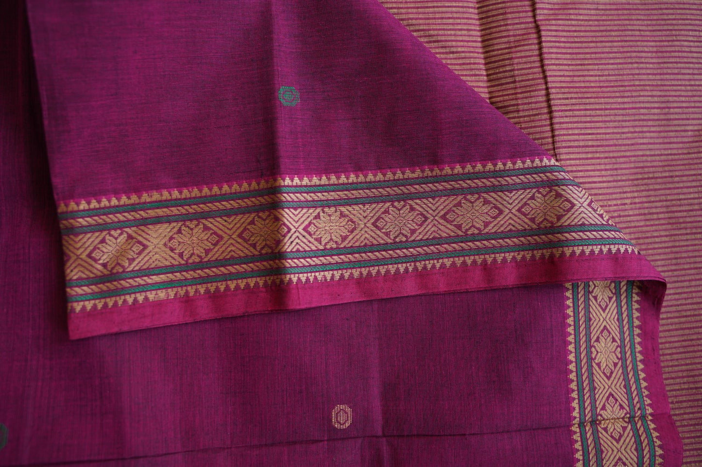 Kanchi handloom Cotton Saree PC15761