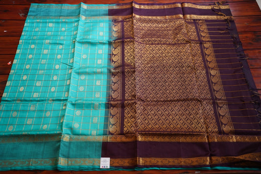 Kanchi Handloom Silk Cotton Saree PC12302