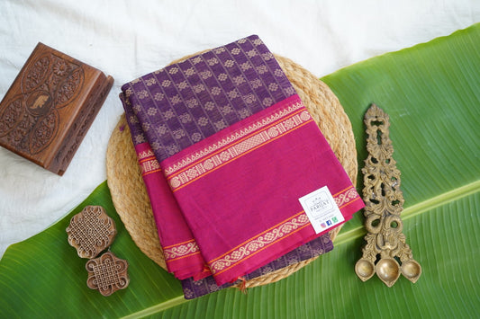 Chettinad handloom Cotton Saree PC16978