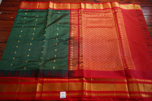 Kanchi Handloom Silk Cotton Saree PC12256