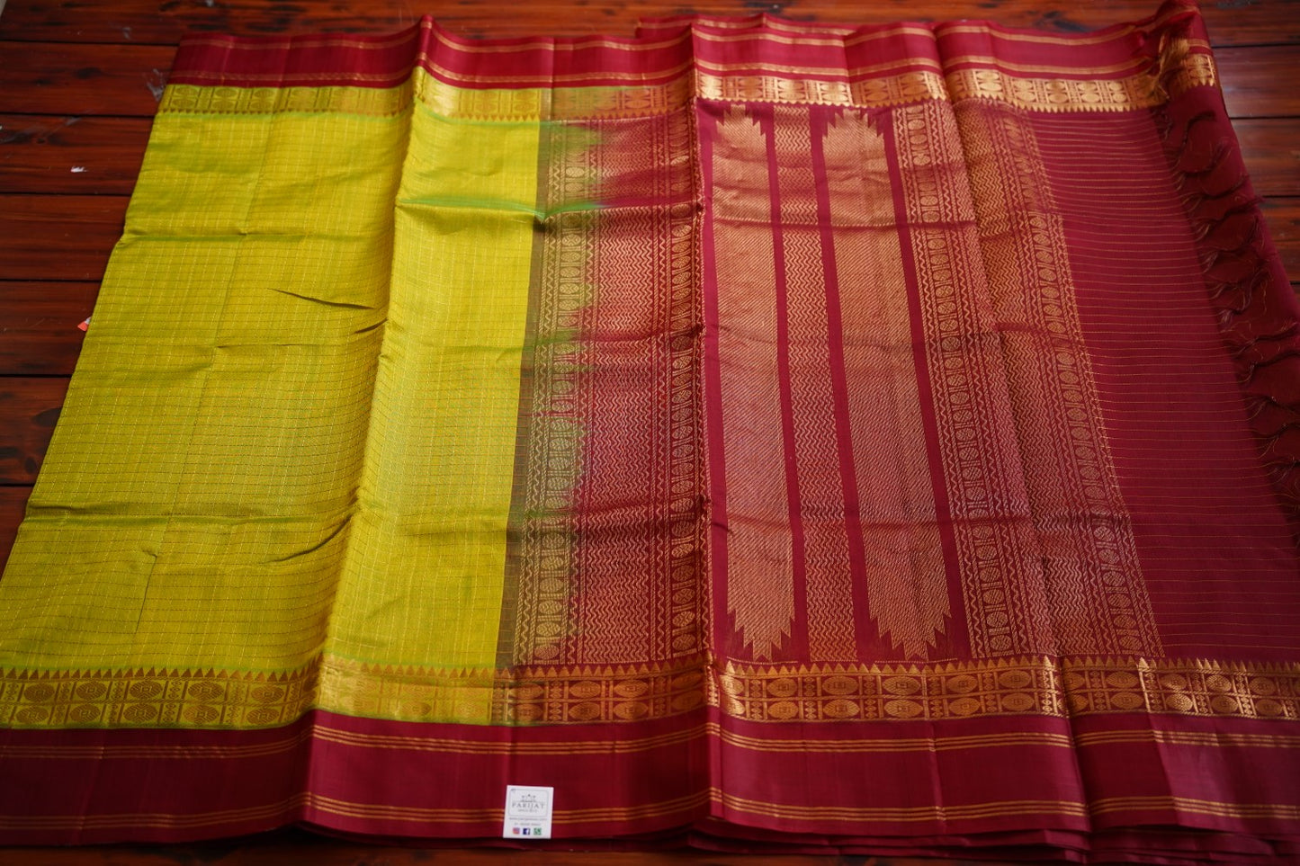 Kanchi Handloom Silk Cotton Saree PC12284
