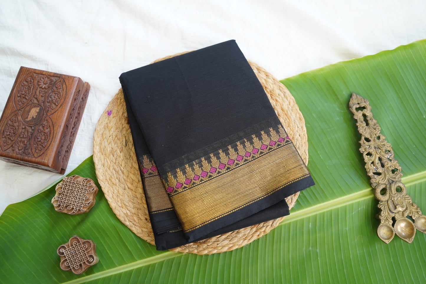 Chettinad handloom Cotton Saree PC17013