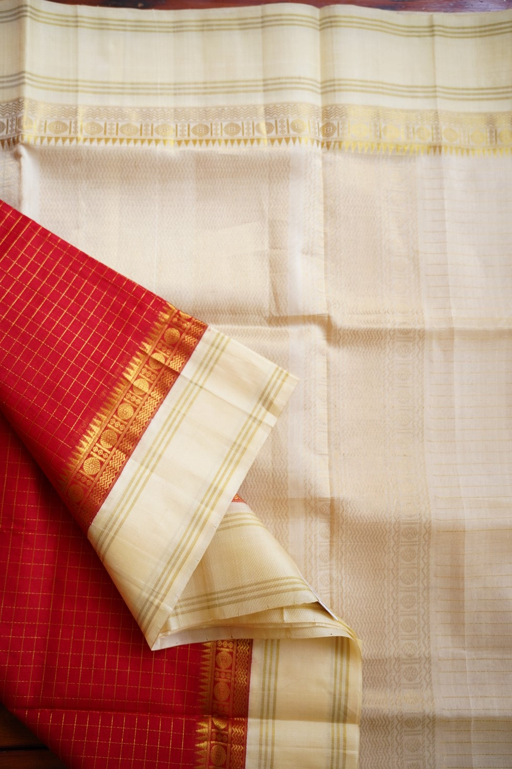 Kanchi Handloom Silk Cotton Saree PC12288