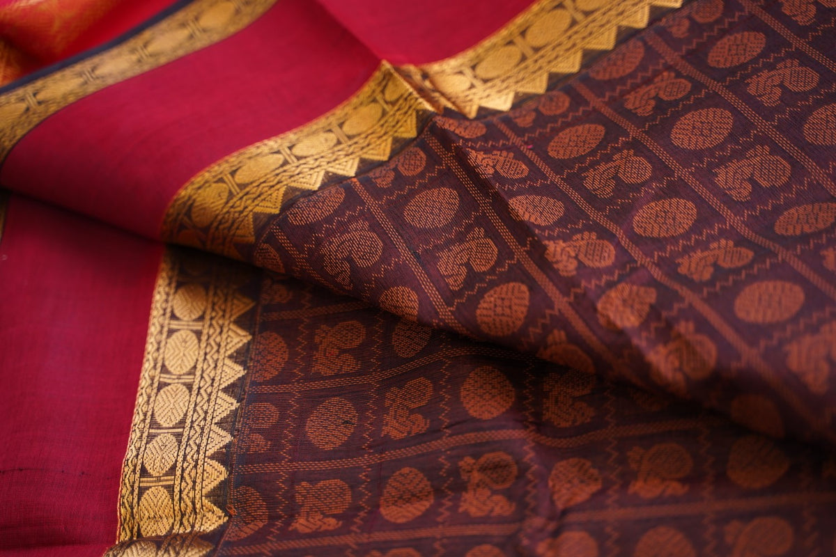 Kanchi Handloom Silk Cotton Saree PC17799