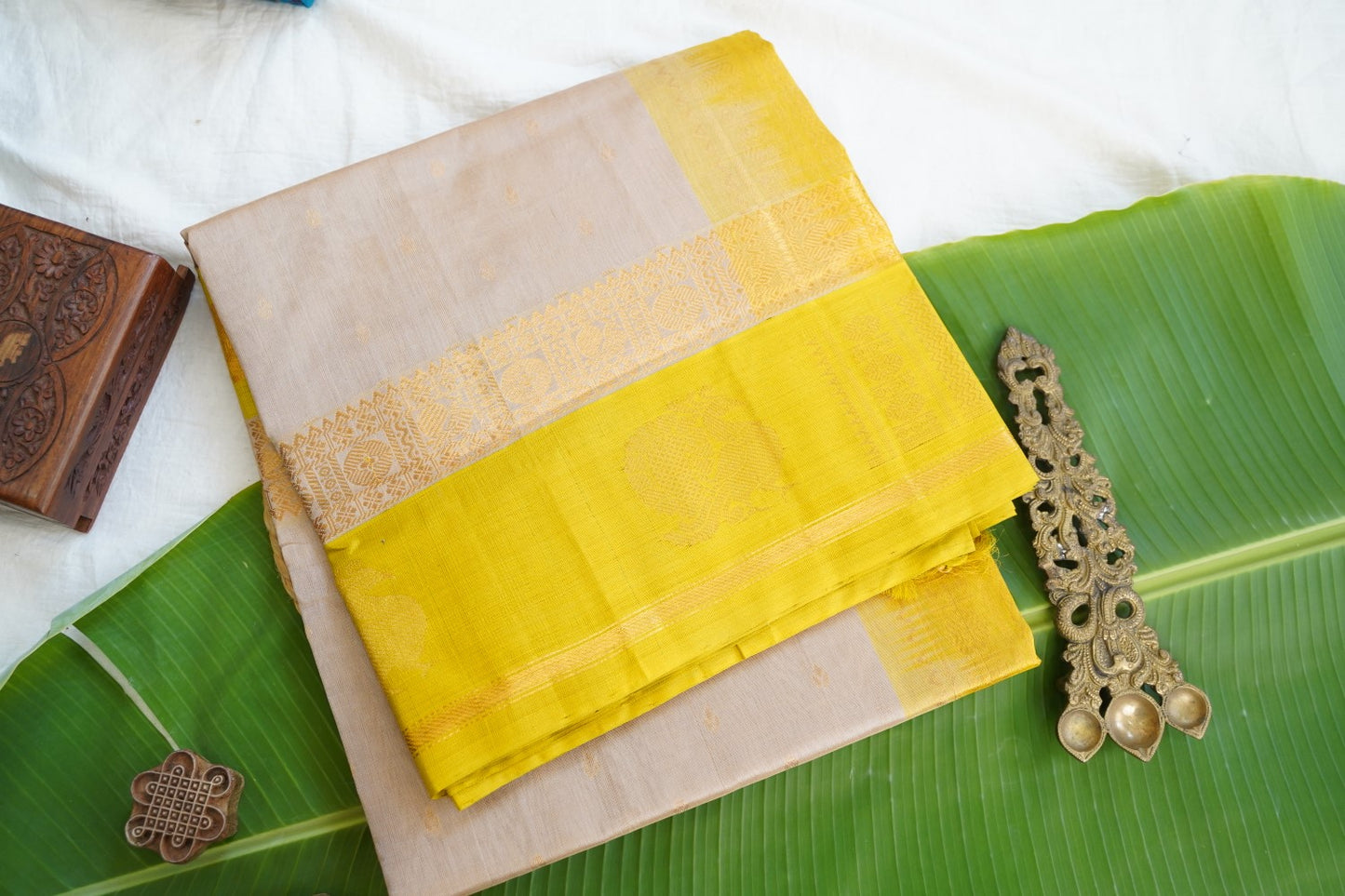 Kanchi Handloom Silk Cotton Saree PC16996
