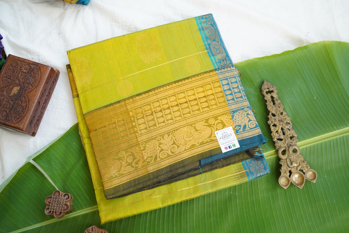 Kanchi Handloom Silk Cotton Saree PC12270